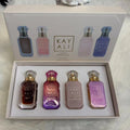 Sweet Indulgence Mini Perfume Set - 4x10ml Exquisite Vanilla, Candy, Marshmallow & Rose Scents for Lasting Luxury